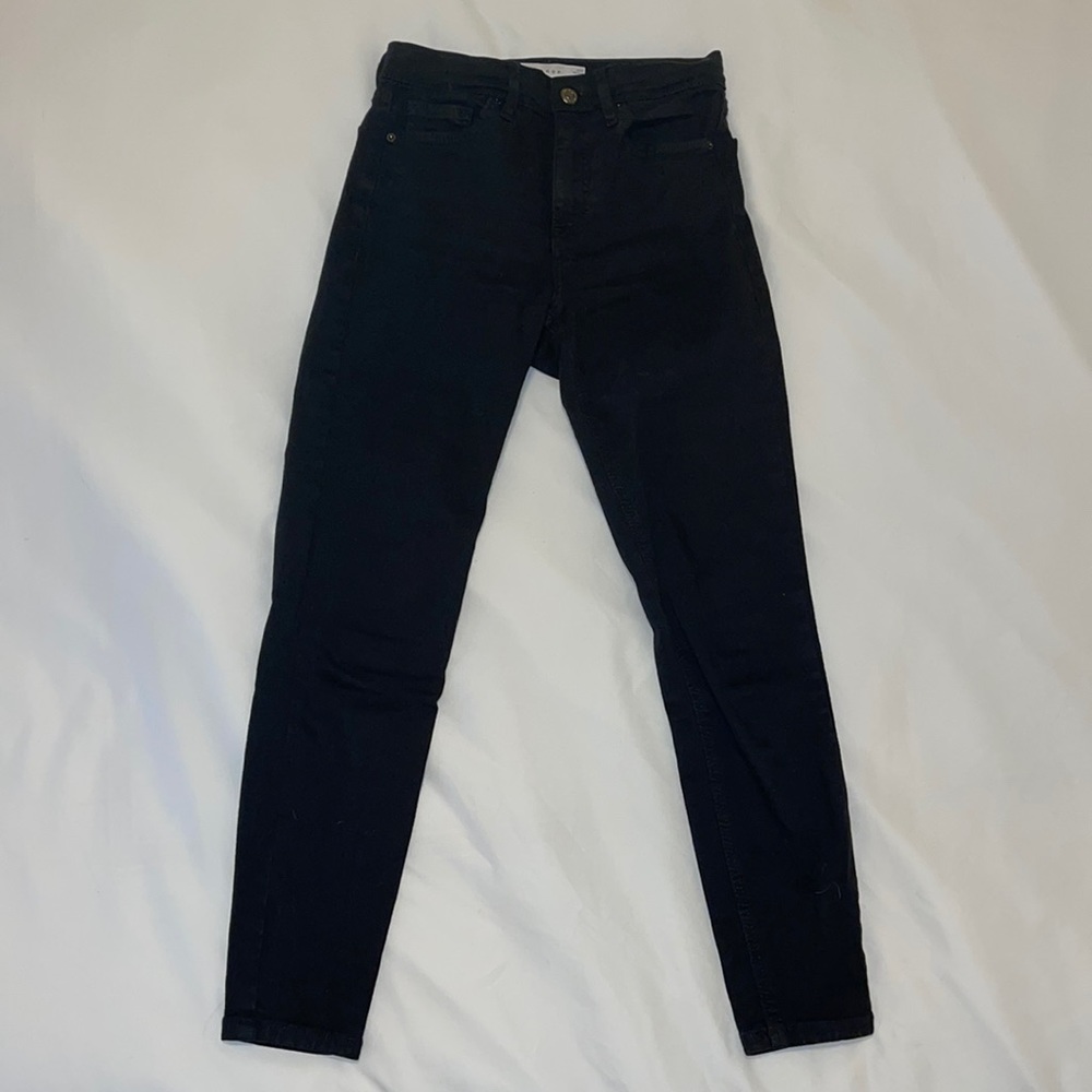 Topshop Jaime Black Jeans